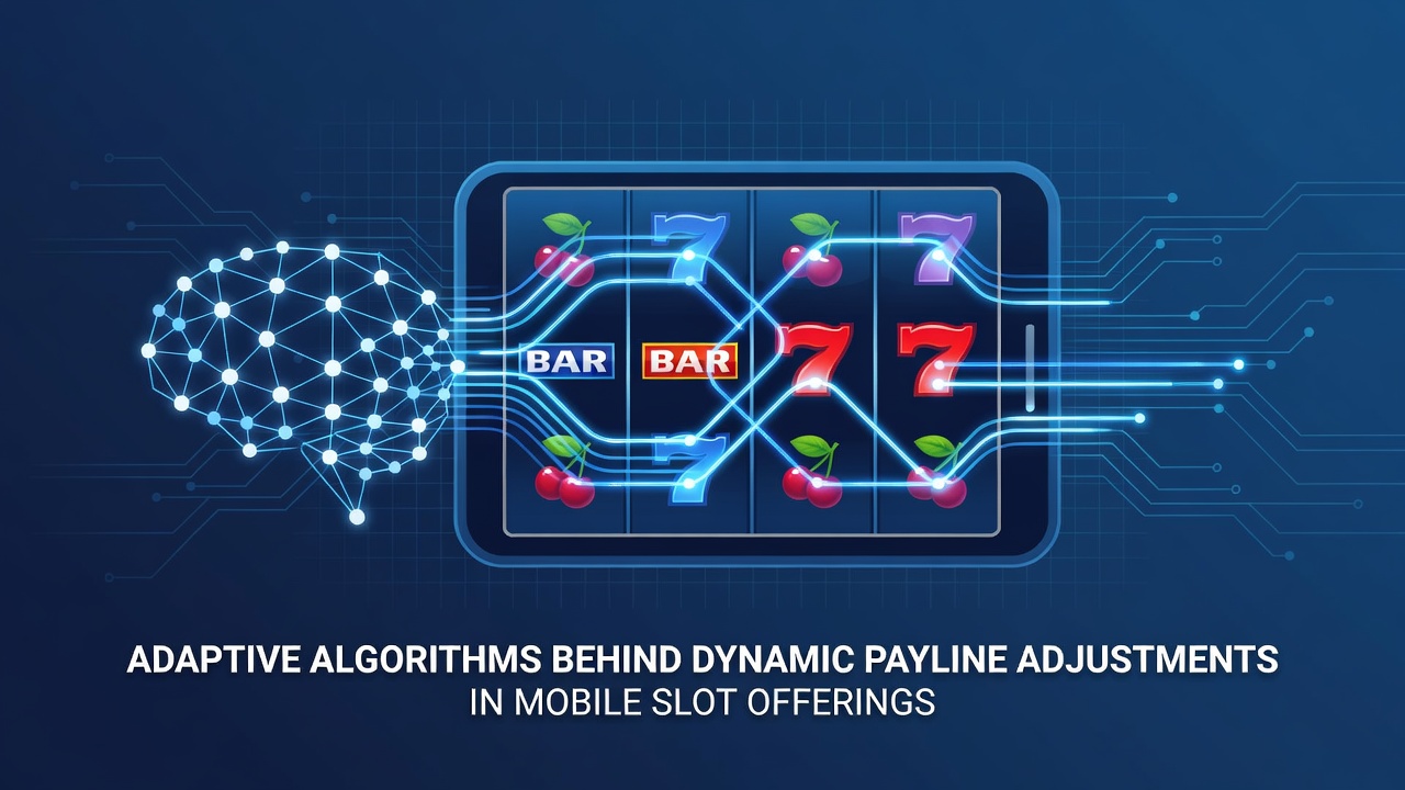 Mobile slot interface showing adaptive paylines shifting during gameplay on a smartphone screen