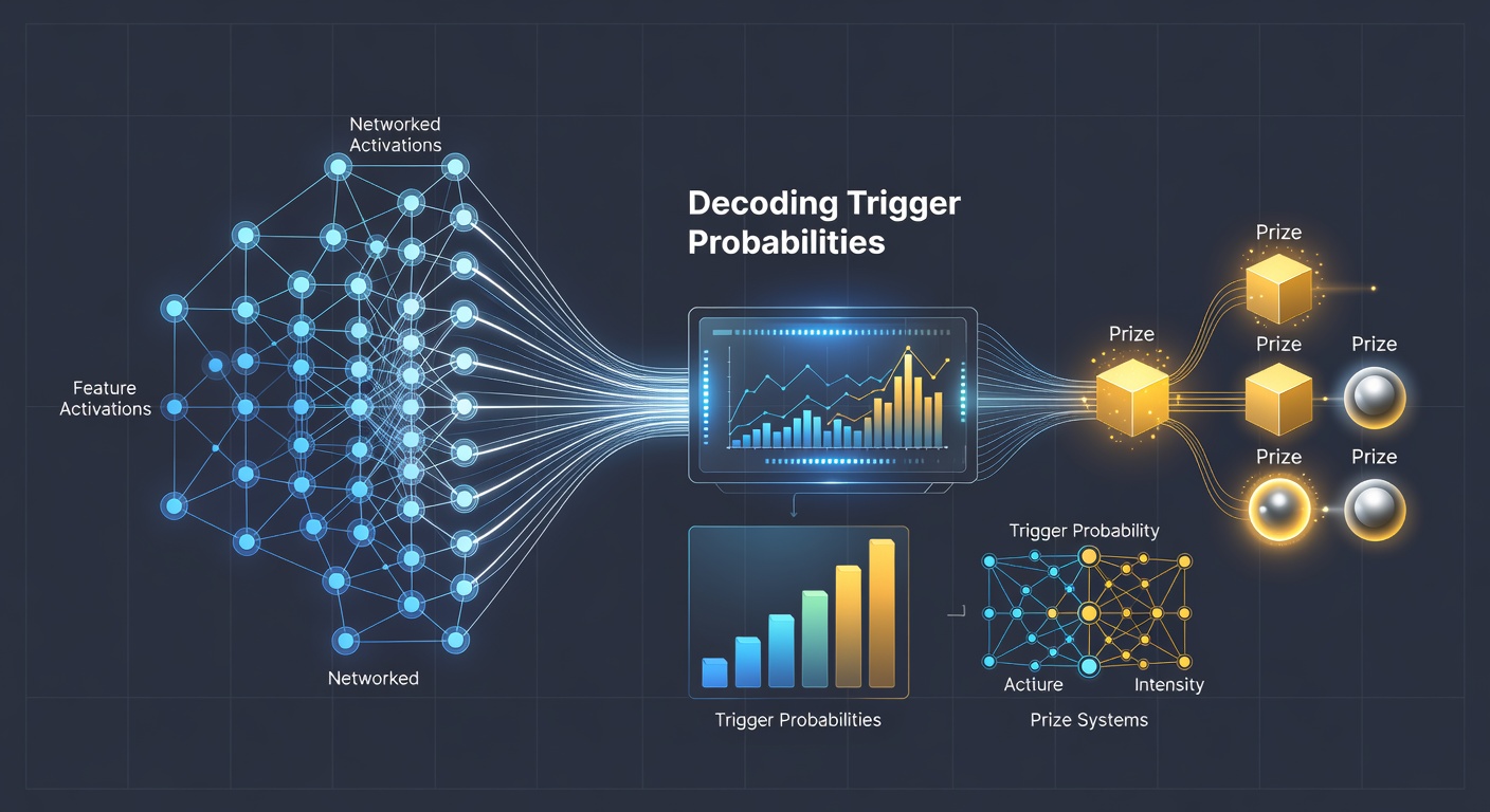 Close-up of probability simulation graphs displayed on multiple casino server monitors with activation timelines